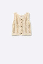 Brisa Cable Knit Vest