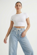 Délavé Wide Leg Jeans