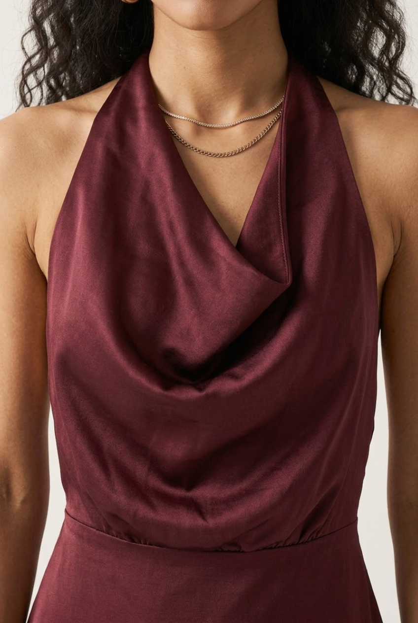 Lueur Satin Mini Dress