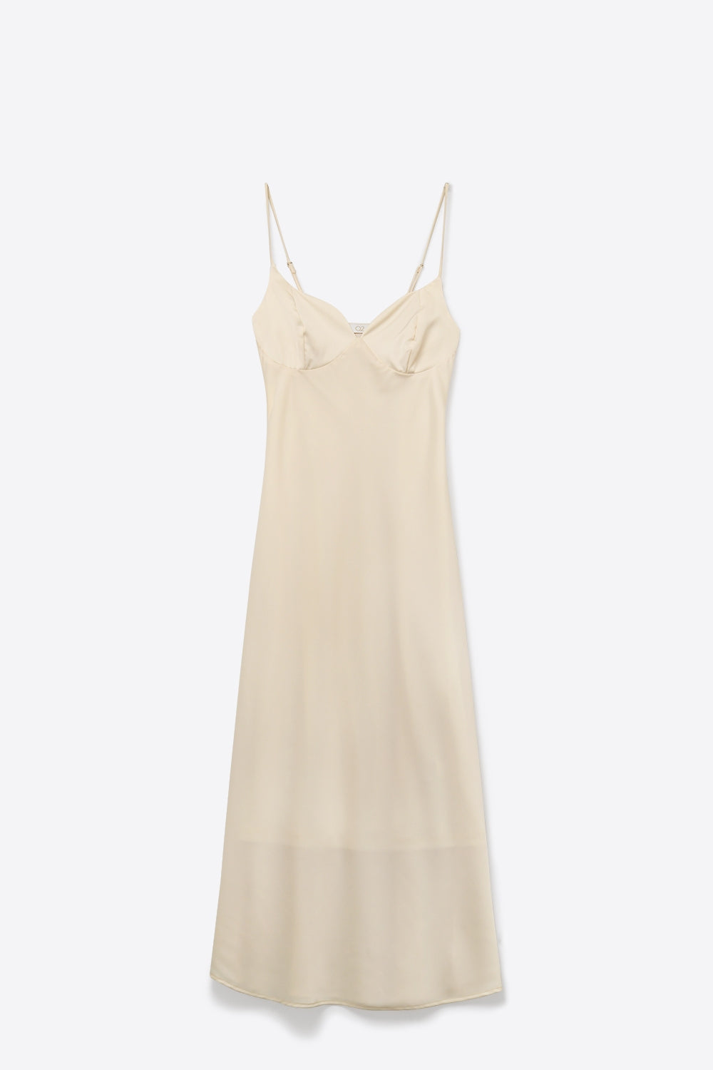 Ivoire Satin Slip Dress