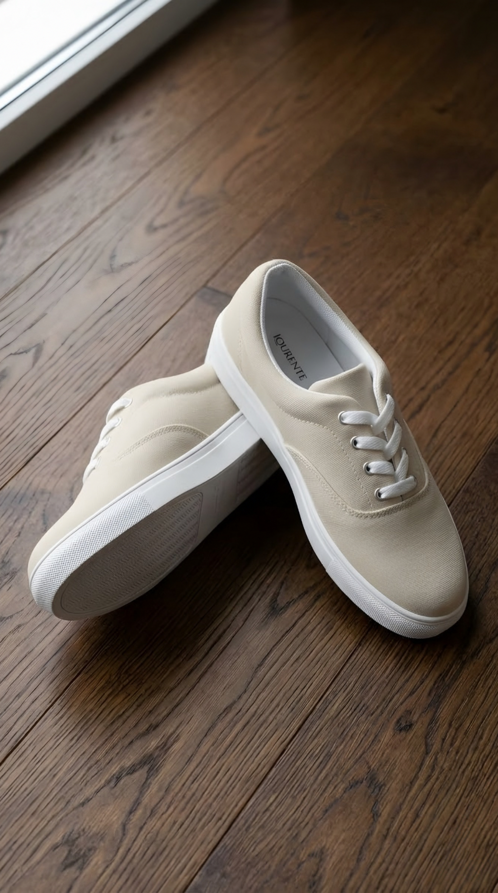 Clarté Lace-Up Canvas Sneakers