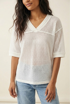 Aéré Textured Oversized Top