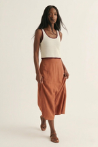 Grenat Crochet Trim Tank