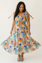 Citron Smocked Maxi Dress