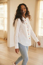 Cœur Heart Embroidered Shirt