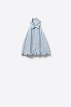 Pluie Swiss Dot Sleeveless Blouse