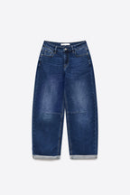 Tonneau Mid Blue Barrel Jeans