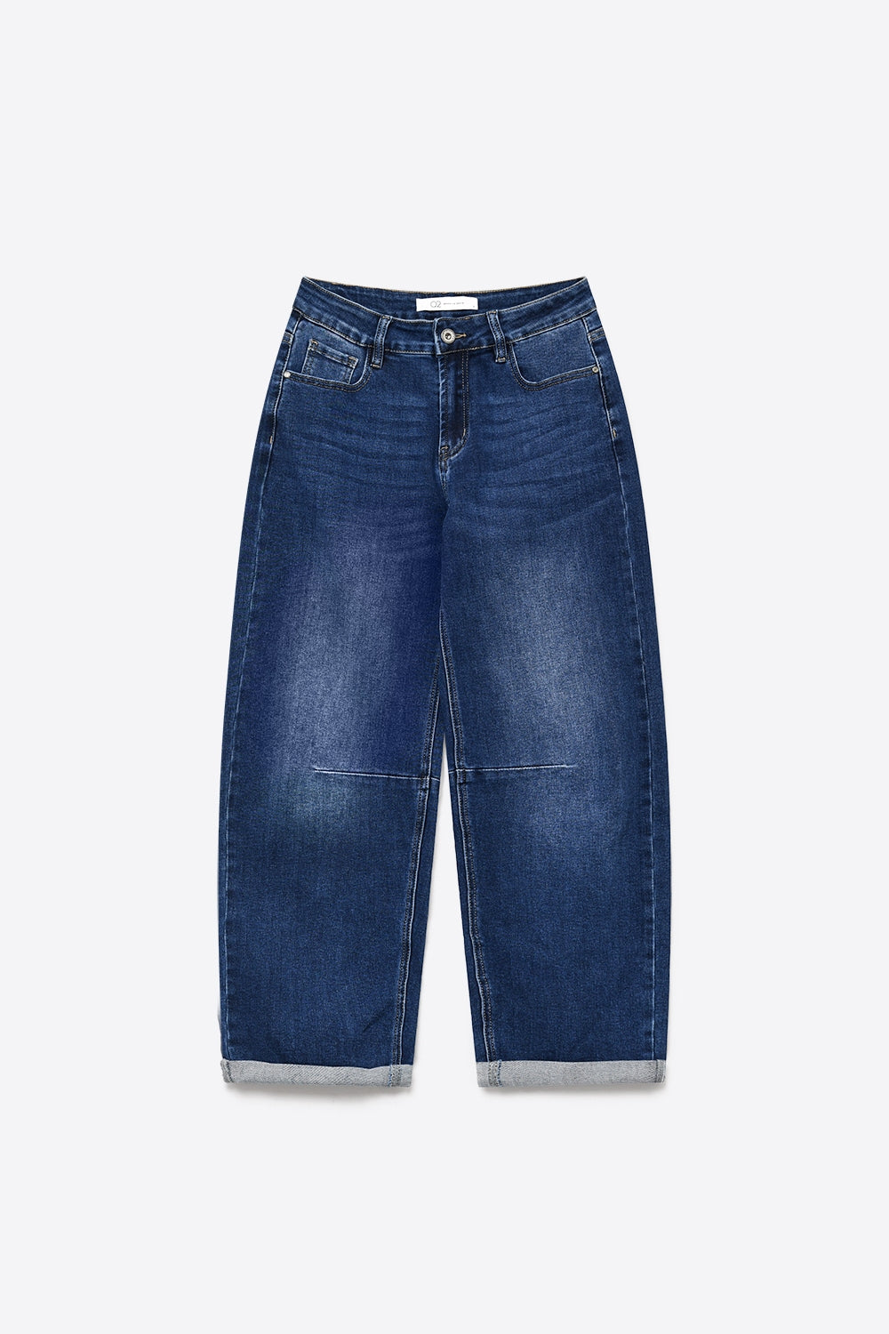 Tonneau Mid Blue Barrel Jeans