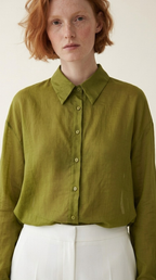 Diaphane Sheer Button-Down Shirt