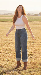Courbe Barrel Cuffed Jeans