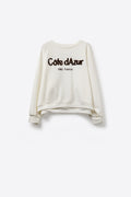 Côte d’Azur Embroidered Sweatshirt