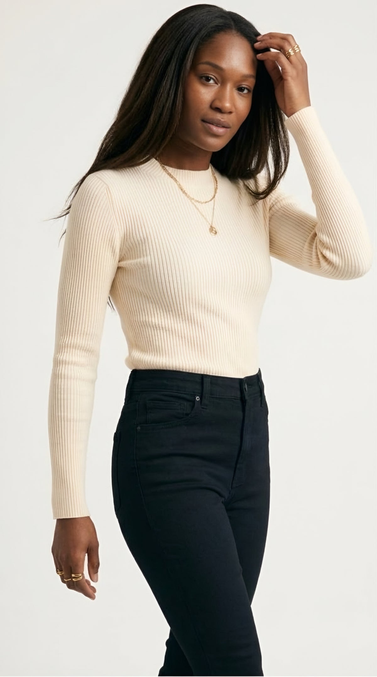 Mérinos Fine Rib Sweater