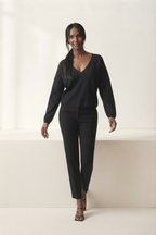 Nervuré Linear Texture Sweater