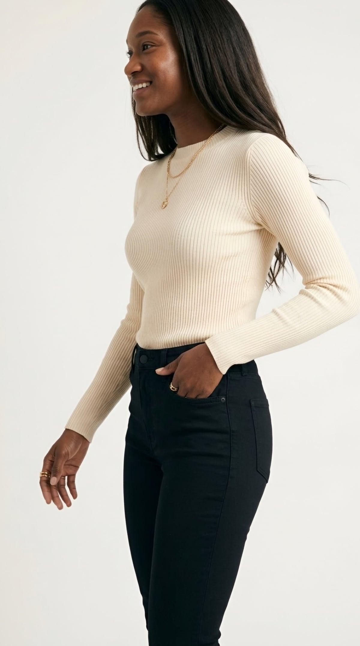 Mérinos Fine Rib Sweater