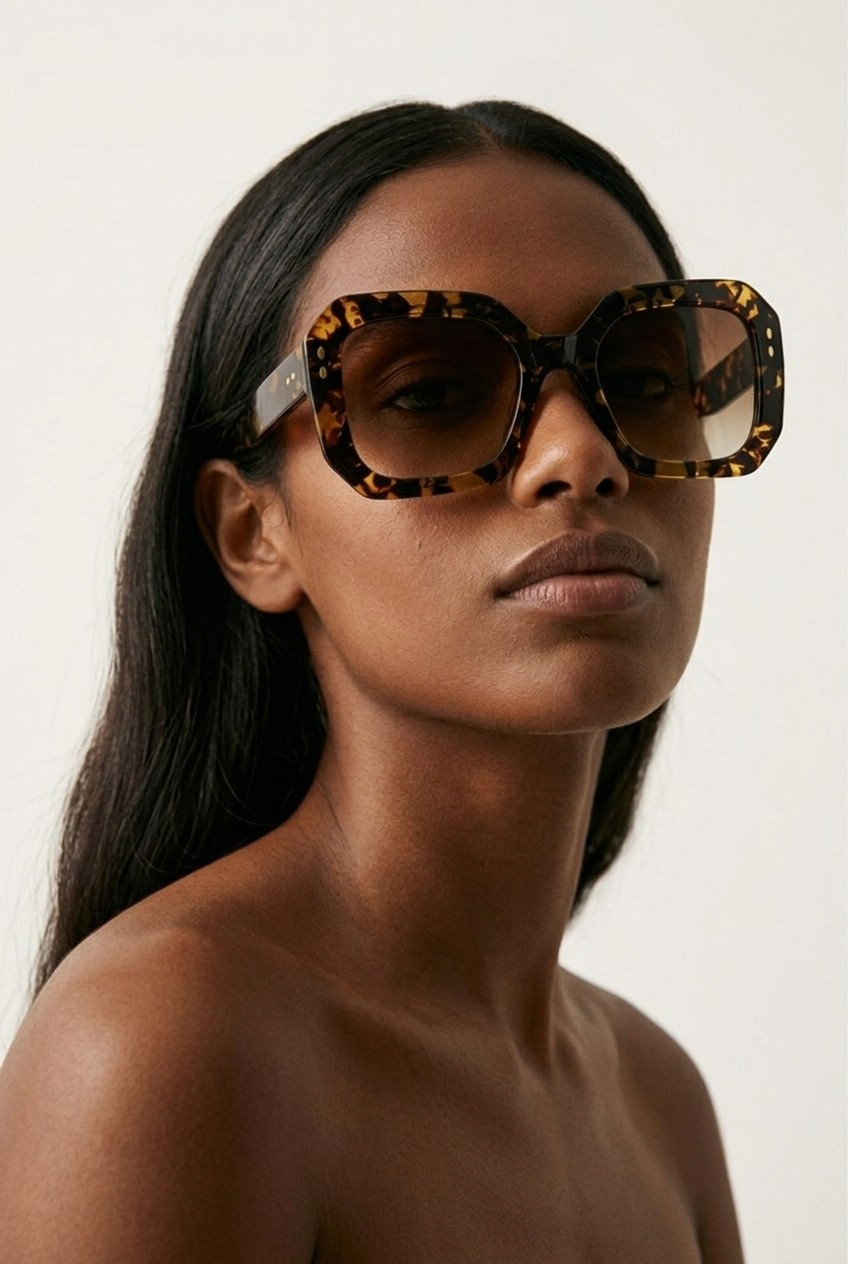Marbré Tortoiseshell Square Shades