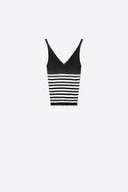 Cascade Stripe Ribbed Tank