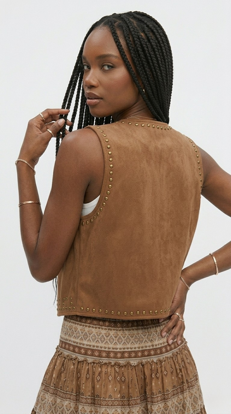 Clouté Studded Vest