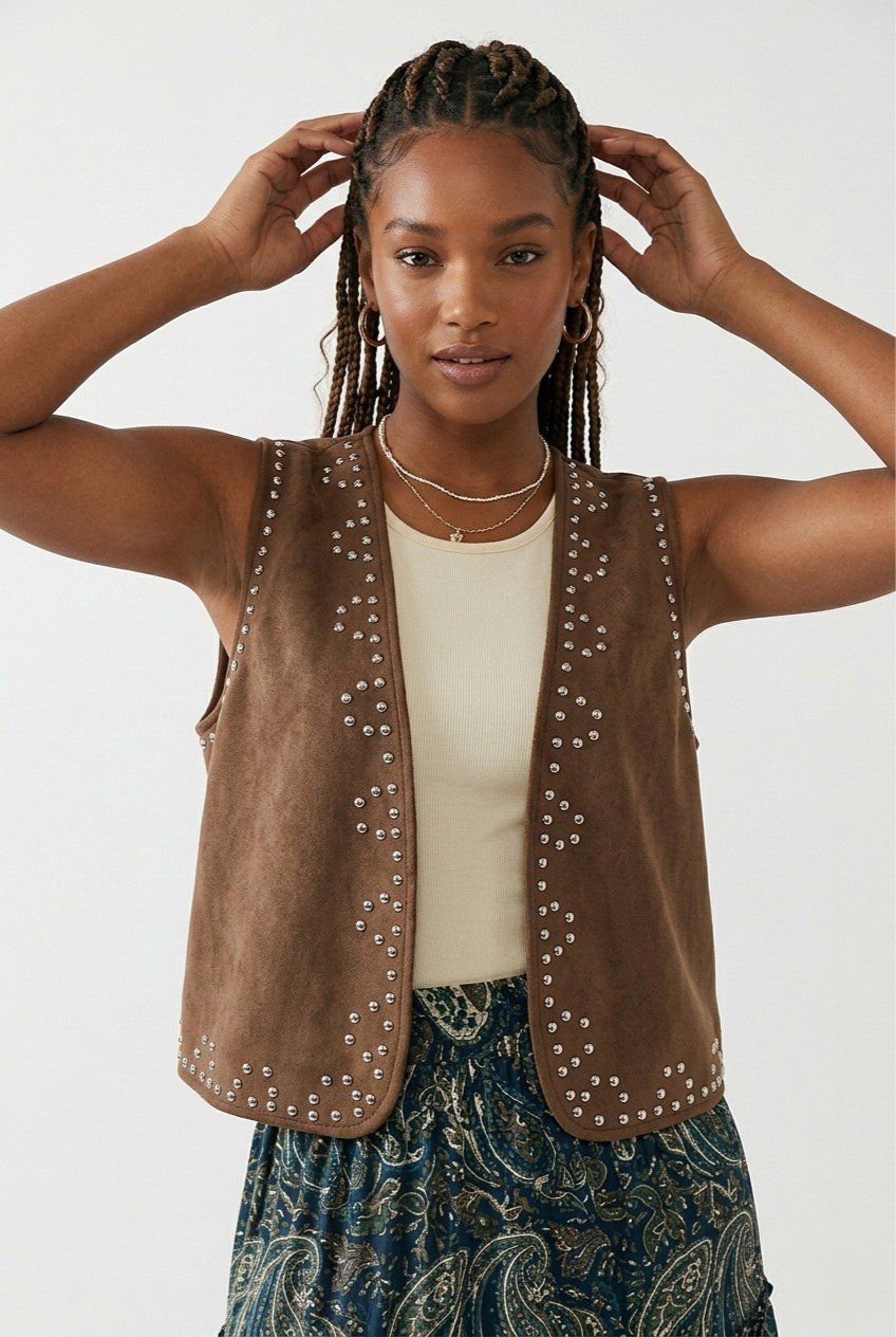 Clouté Studded Vest