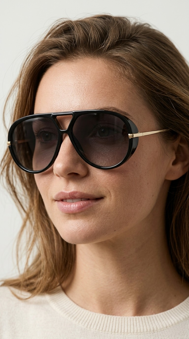 Aero Oversized Aviator Sunglasses