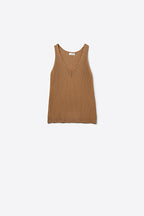 Nerveux Ribbed V-Neck Tank