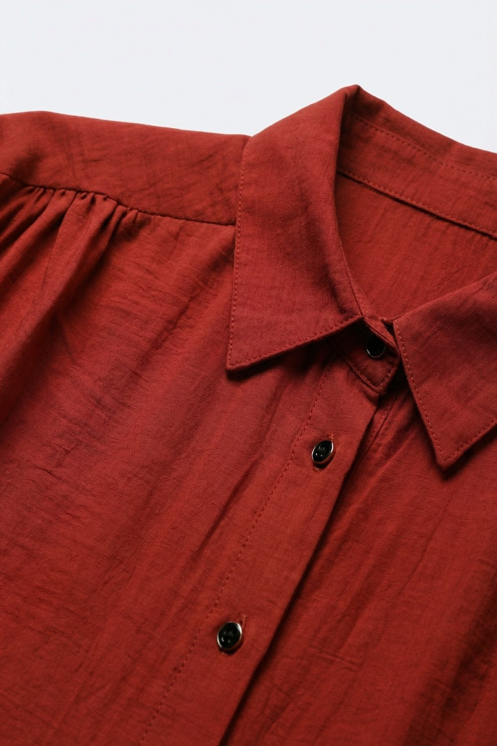 Ocre Tie-Front Shirt