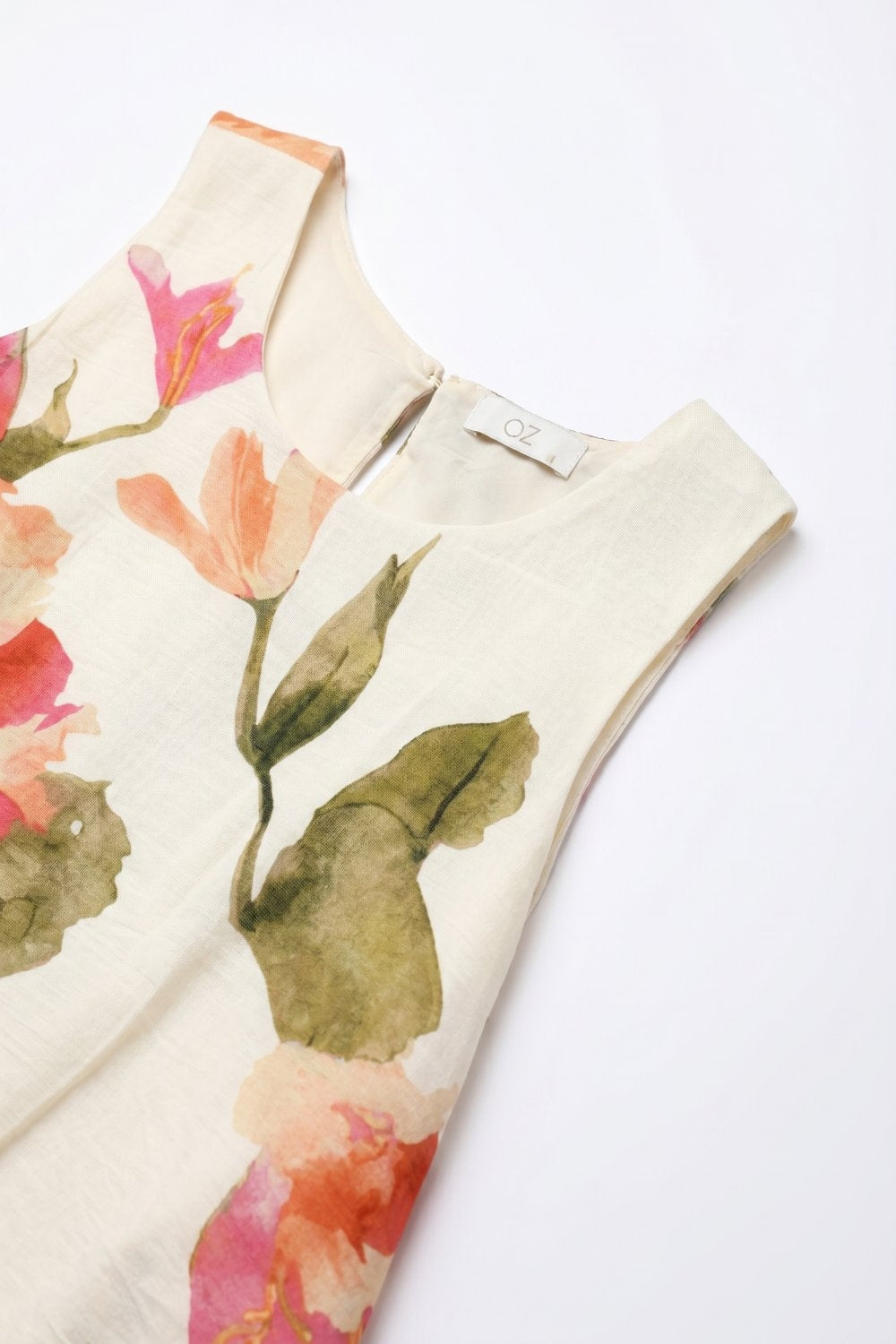 Aquarelle Floral Sleeveless Top