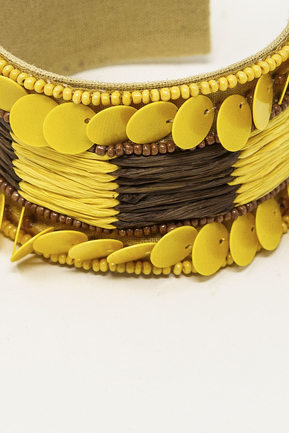 Jonc Beaded Cuff Bracelet