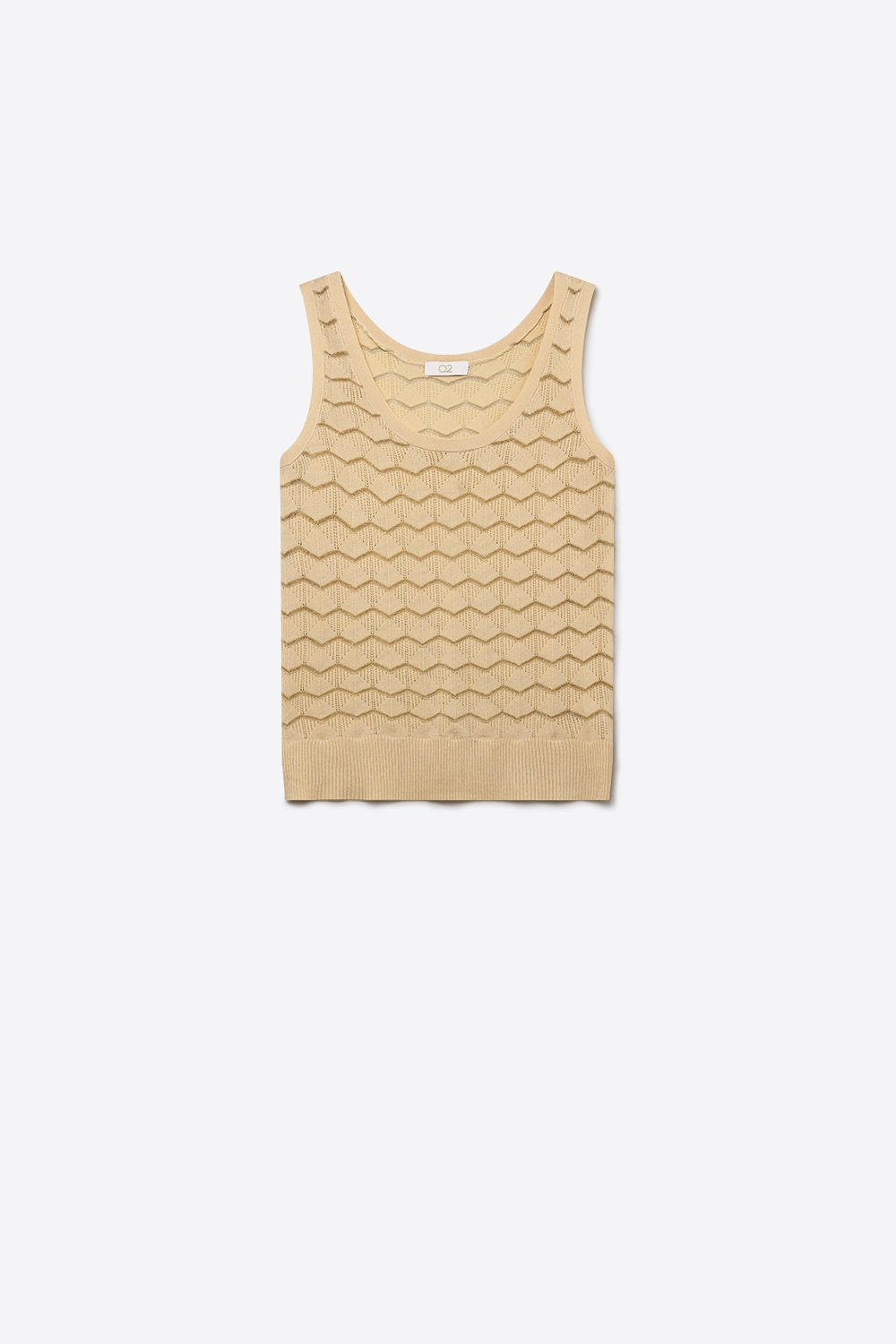 Lucent Metallic Knit Tank