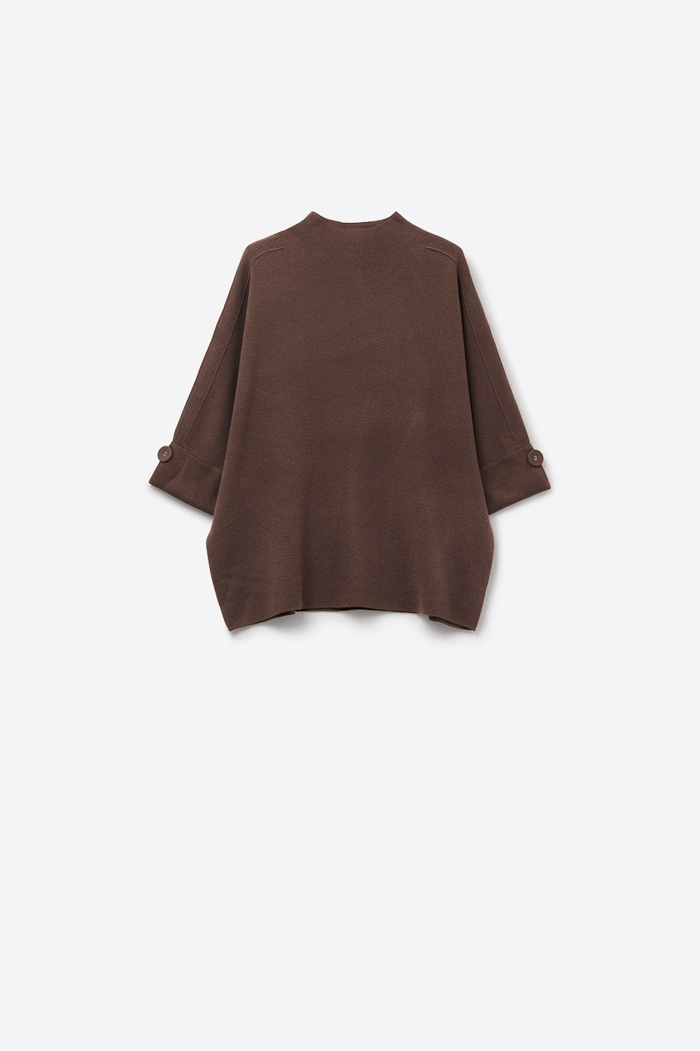 Nacelle Button Sleeve Knit Sweater