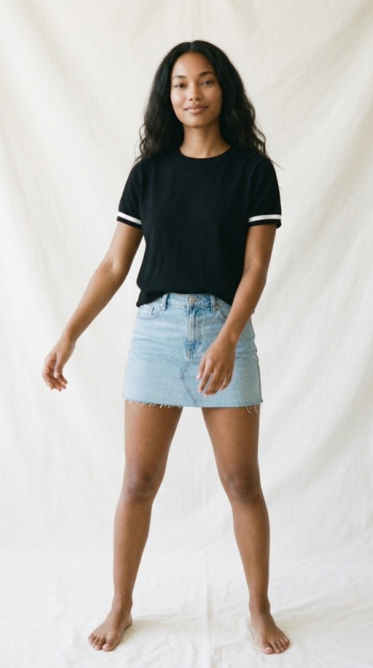 Bande Stripe Sleeve Sweater