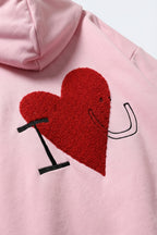 Câlin Bouclé Heart Hoodie