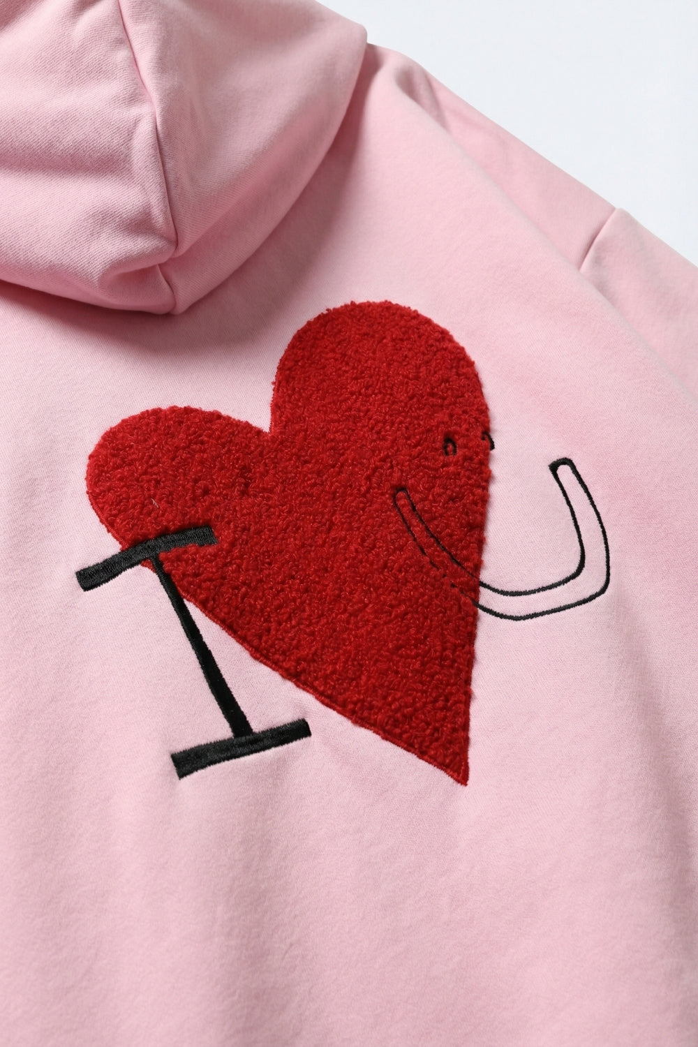 Câlin Bouclé Heart Hoodie