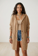 Capucine Long Ribbed Cardigan