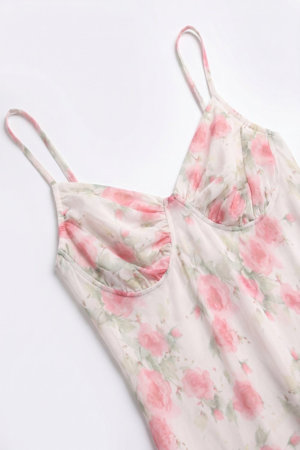 Songe Floral Mesh Maxi Dress