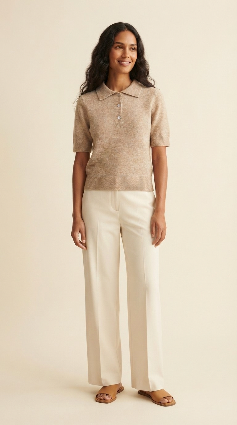 Canet Knit Polo Shirt