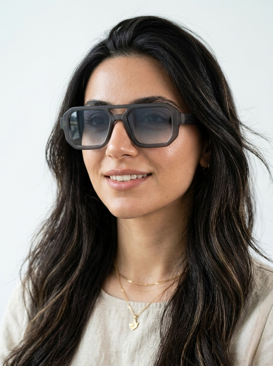 Carré Gradient Square Frame Sunglasses