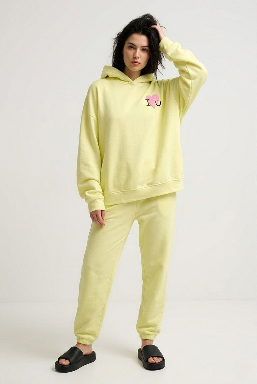 Câlin Bouclé Heart Hoodie