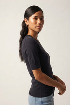 Laine Fine Knit Crew Neck