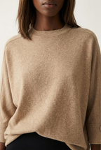 Nacelle Button Sleeve Knit Sweater