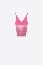 Cascade Stripe Ribbed Tank