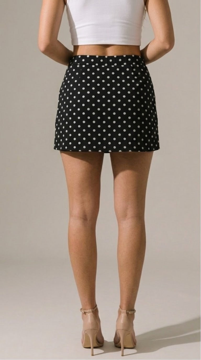 Pois Polka Dot Skort