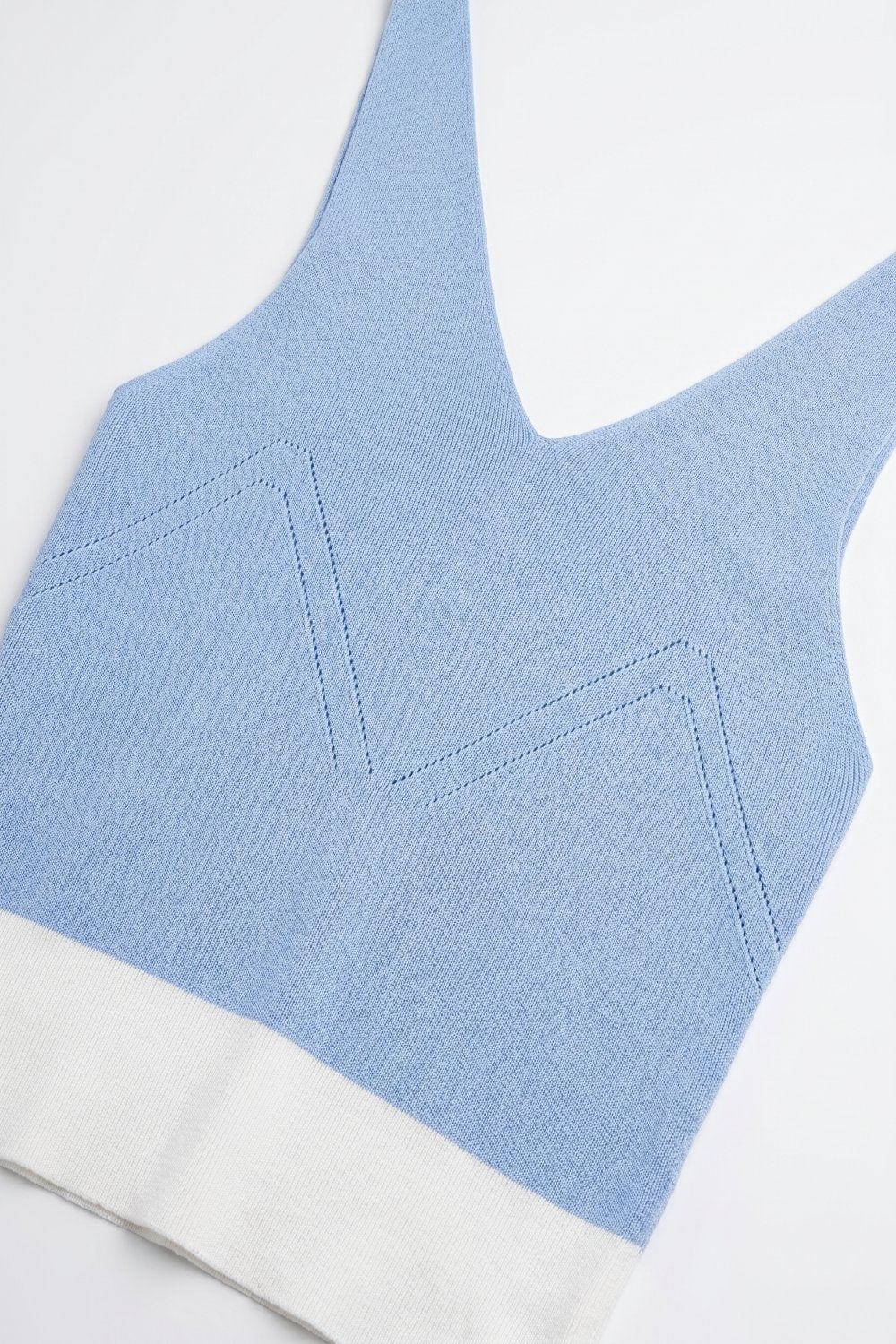 Bordure Contrast Hem Tank