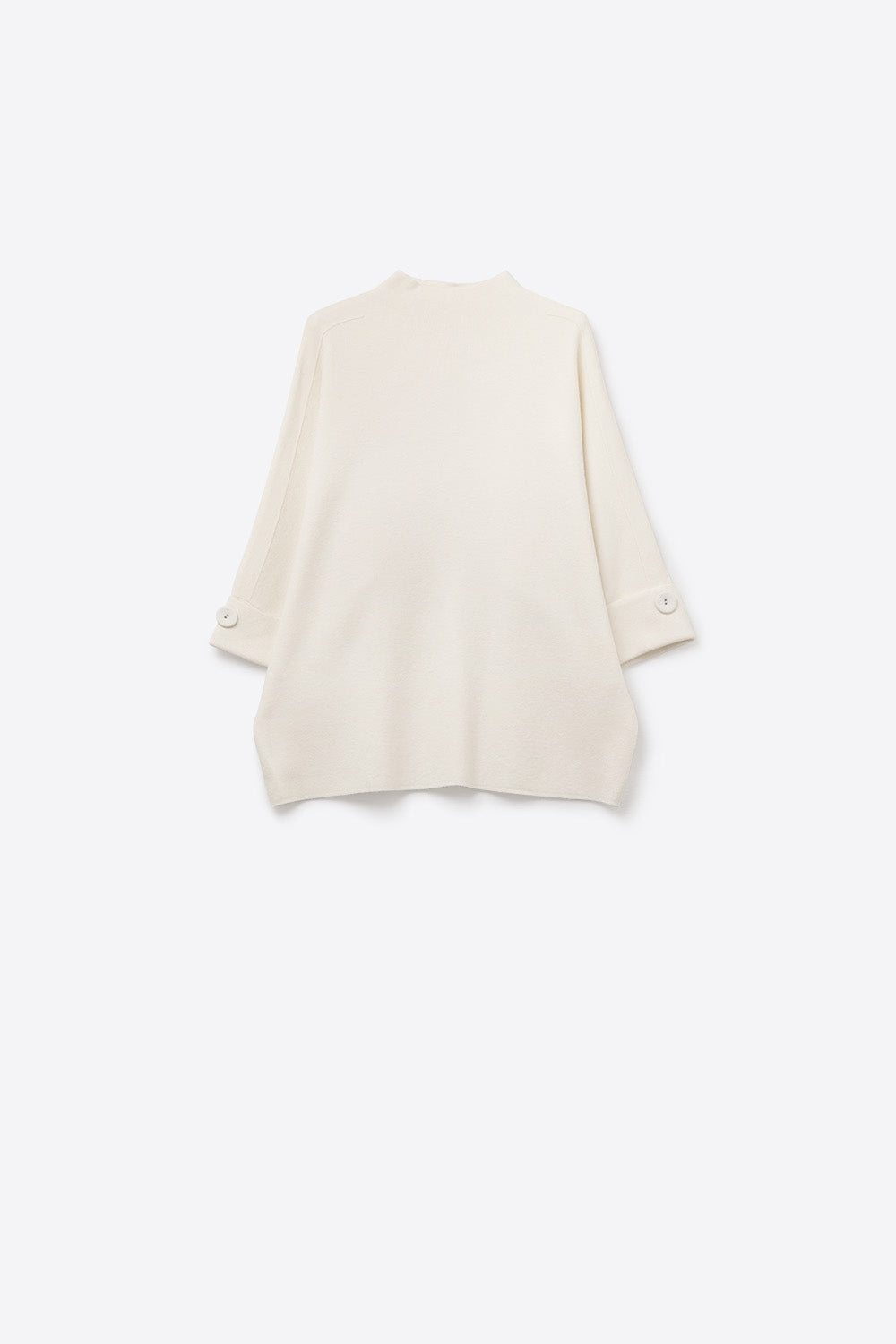 Nacelle Button Sleeve Knit Sweater