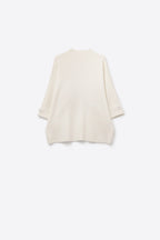 Nacelle Button Sleeve Knit Sweater