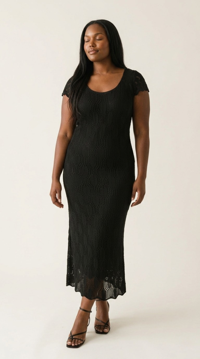 Guipure Lace Maxi Dress