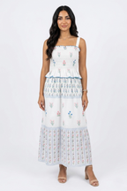 Printanier Mixed Floral Midi Dress