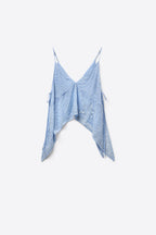 Nacre Beaded Chiffon Top