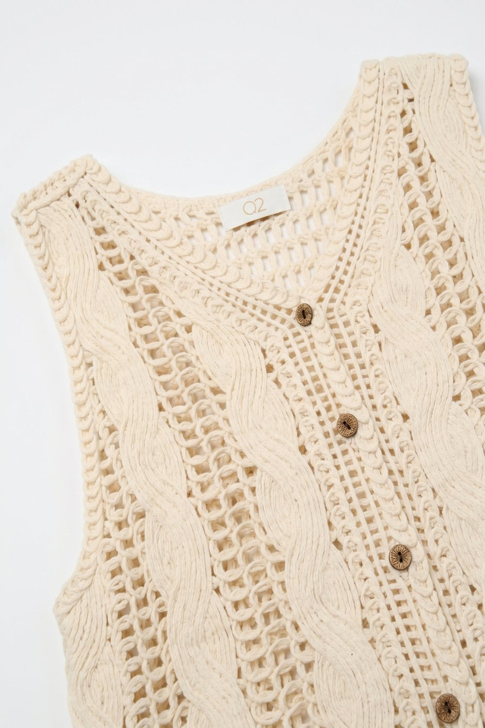 Brisa Cable Knit Vest