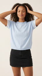 Bande Stripe Sleeve Sweater