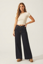 Horizon Dark Wash Wide Leg Jeans